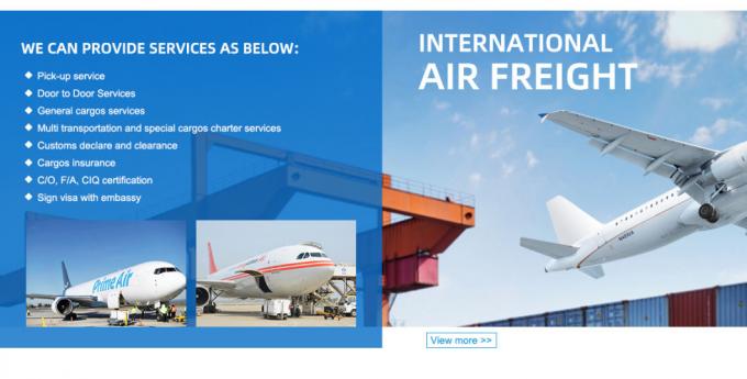 Cargadoor Air Freight Express van China aan Japan Zuid-Korea Singapore DHL UPS TNT Fedex